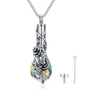 Teardrop Crystal Urn Necklace