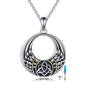 Celtic Wing Urn Necklace