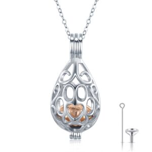 Lotus Flowers Urn Necklace