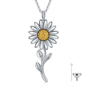 Sunflower Urn Necklace